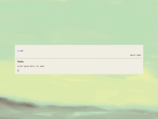 Projects/Template screenshot