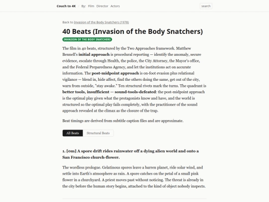 couchto4k/p/40-beats-invasion-of-the-body-snatchers screenshot