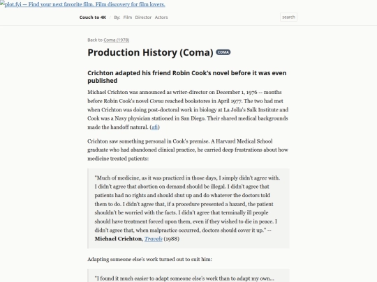 couchto4k/p/production-history-coma screenshot