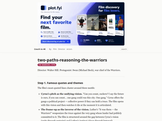 couchto4k/p/two-paths-reasoning-the-warriors screenshot