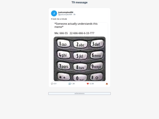 gss2/t9-message screenshot