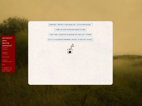 writings/excerpts screenshot