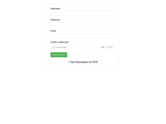 API screenshot