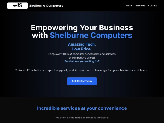 ShelburneComp screenshot