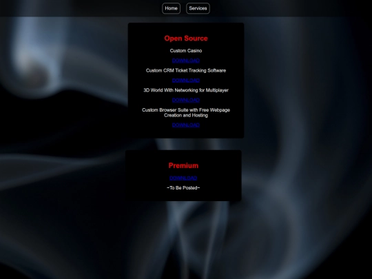 projects screenshot