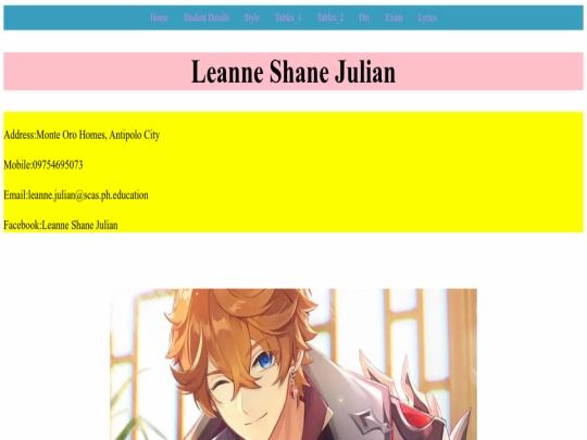 index screenshot