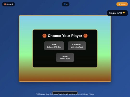 Games/basketball screenshot
