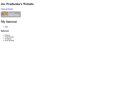 index screenshot