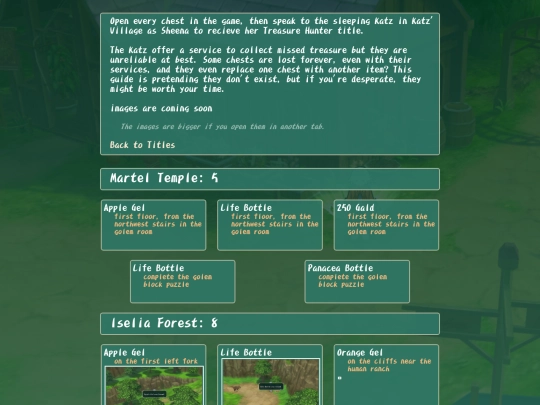 collections/chests screenshot
