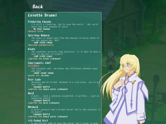 titles/colette screenshot