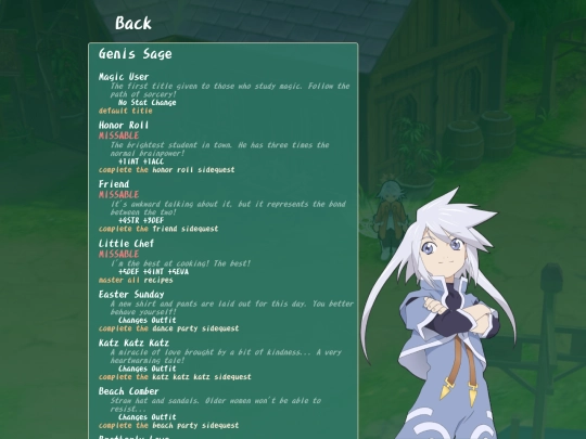 titles/genis screenshot