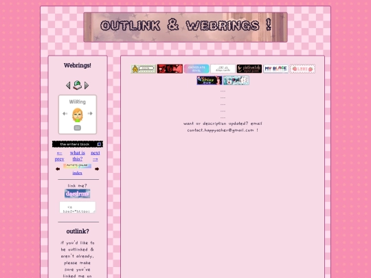 geocities/mywebrings screenshot