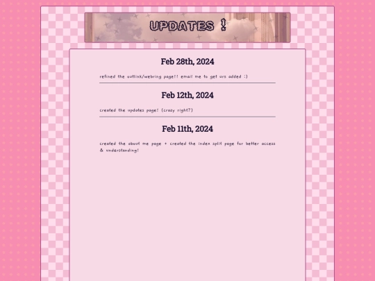 geocities/updates screenshot
