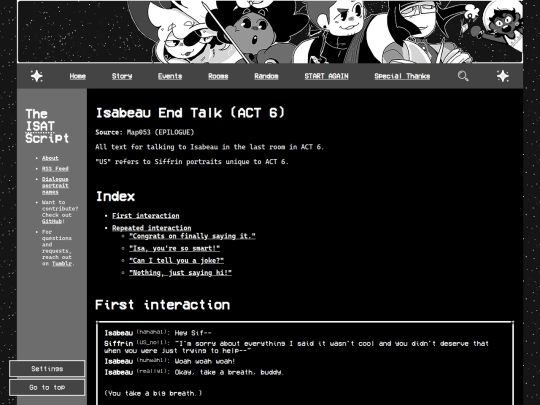 acts/act6/isaend6 screenshot