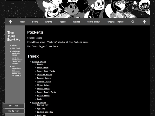 random/pockets screenshot