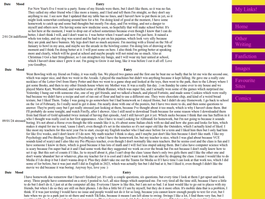 diary screenshot