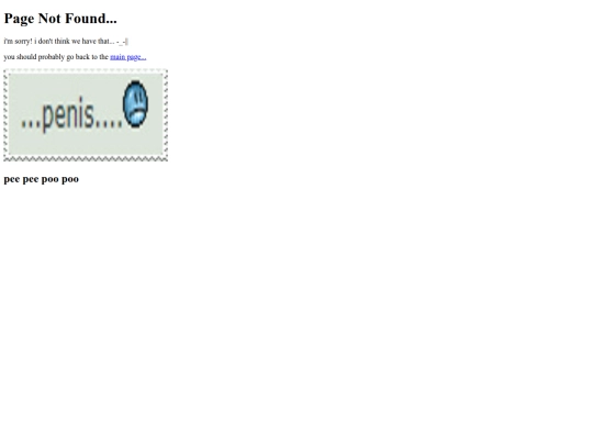 not_found screenshot