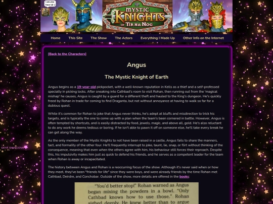 aboutshow/showcharacters/showangus screenshot