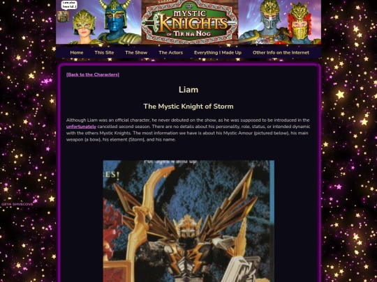 aboutshow/showcharacters/showliam screenshot