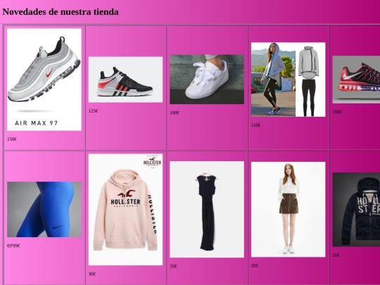 novedades screenshot