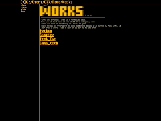 home/works screenshot