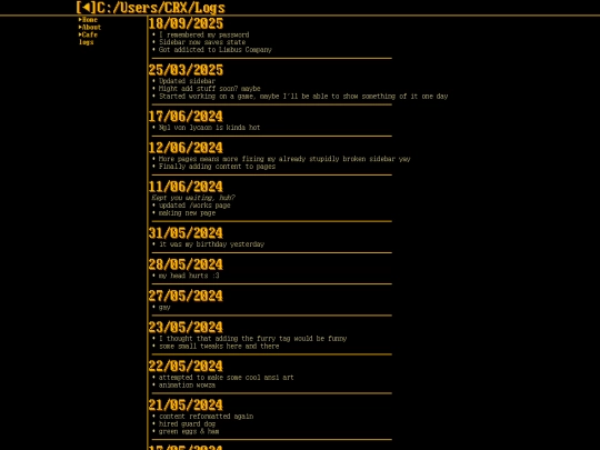 logs screenshot