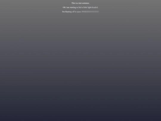 testpage screenshot