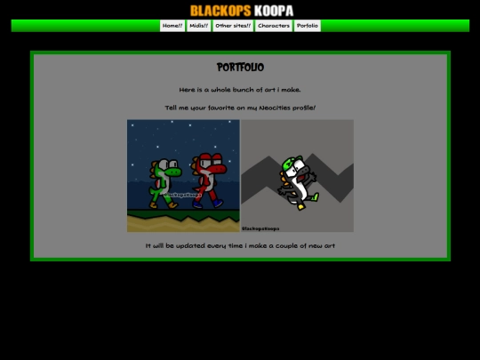 artportfolio screenshot