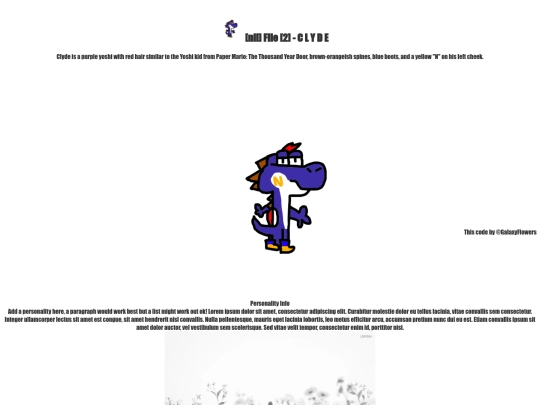 characters/for fun/clyde screenshot