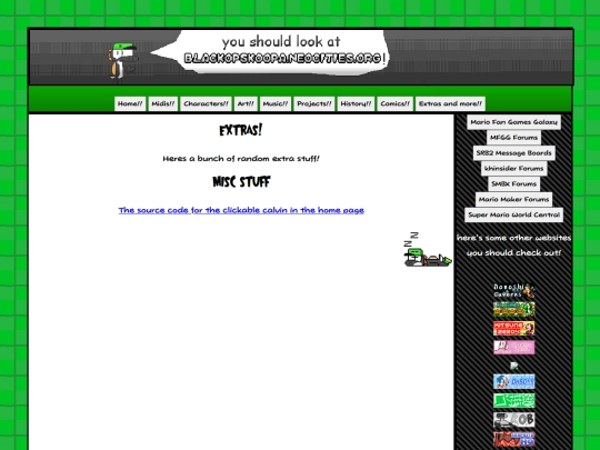 extras screenshot
