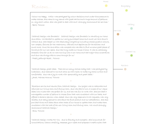reviews screenshot