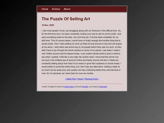 blog/posts/2025-11-18-The-Puzzle-Of-Selling-Art screenshot