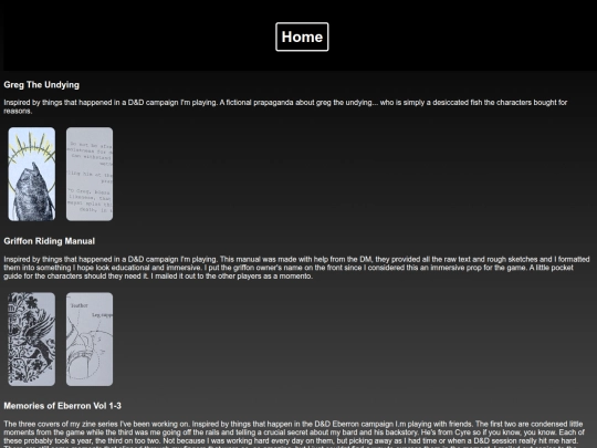 zines screenshot