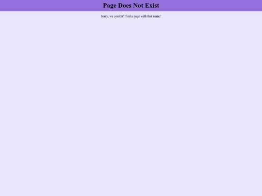 not_found screenshot
