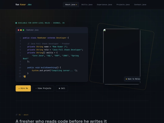 index screenshot