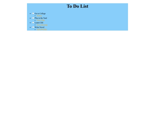 todolist screenshot