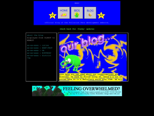 blog screenshot