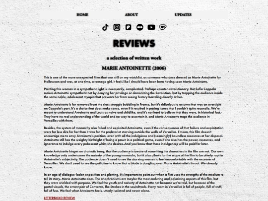 reviews screenshot