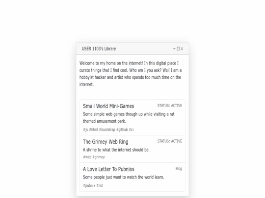 index screenshot