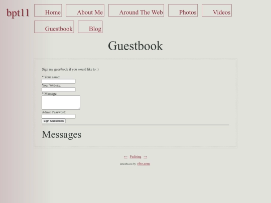 secret-guestbook screenshot