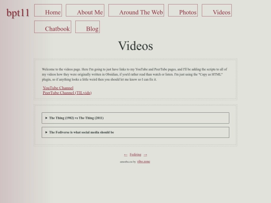 videos screenshot
