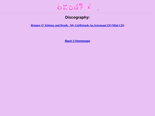 discography screenshot