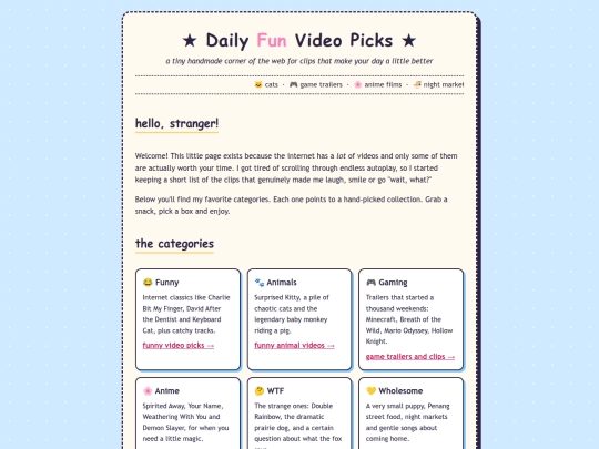 index screenshot
