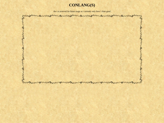 conlang screenshot