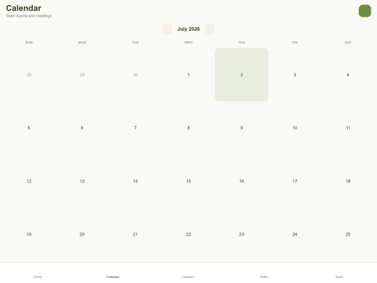 (tabs)/calendar screenshot