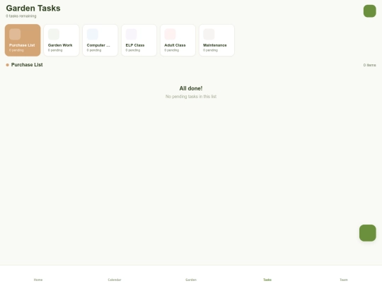 tasks screenshot