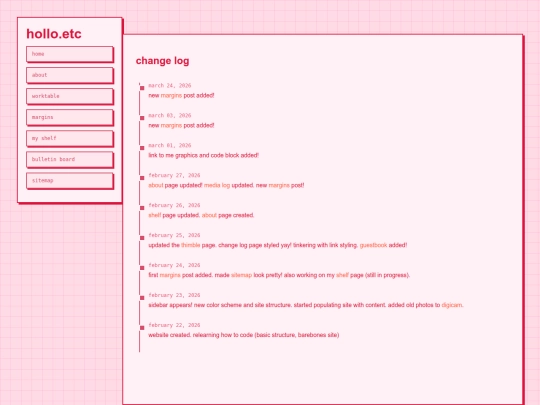 changelog screenshot