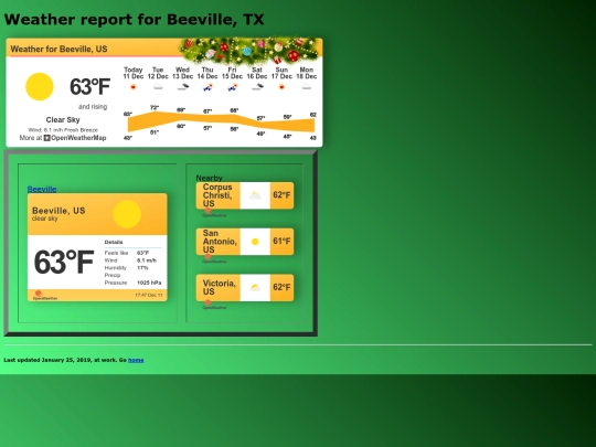 weather screenshot