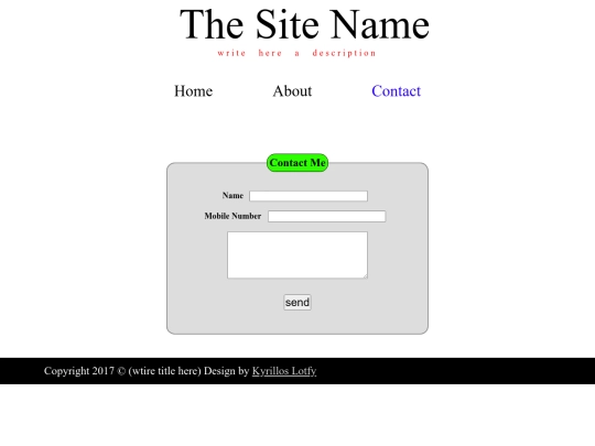 contact screenshot