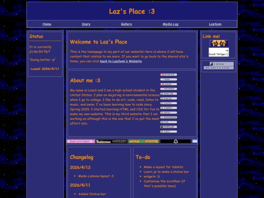 Laz_Stuff/home screenshot